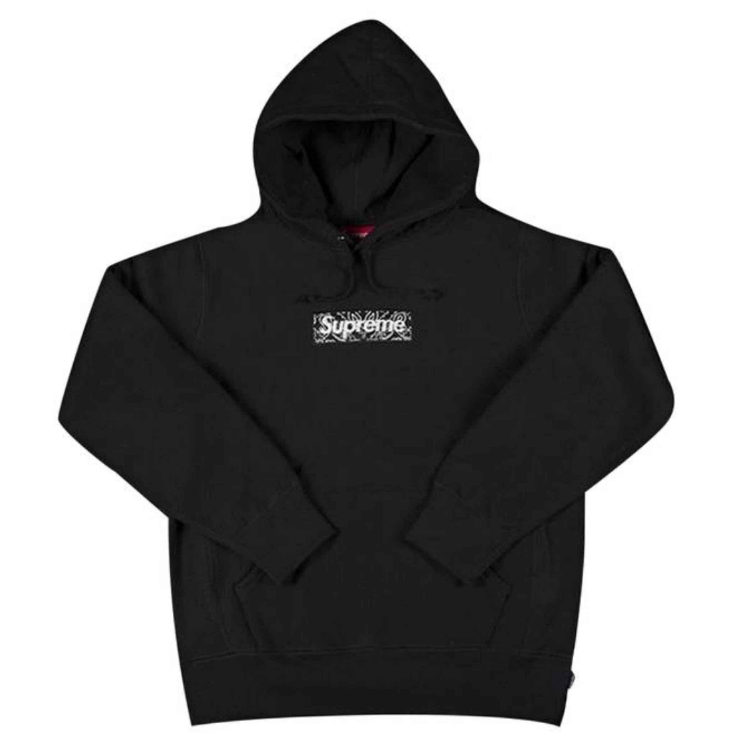 Supreme ペイズリー ボックスロゴ ステッカー ブラック バンダナ Supreme ペイズリー ボックスロゴ ステッカー 2色セット supreme